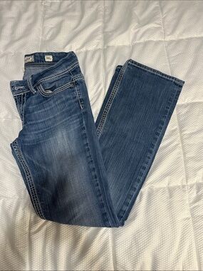 BKE Women's Boot Cut Jeans in Dark Blue Wash